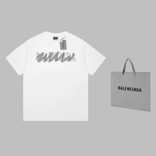 Balenciaga logo to change short -sleeved couple models