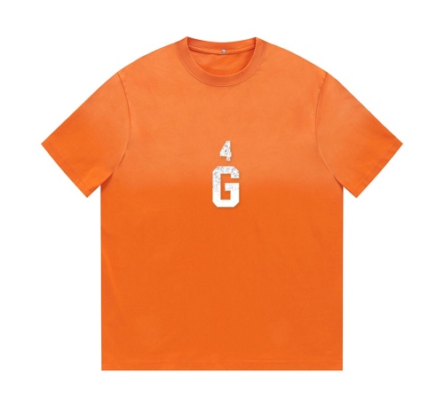 Givenchy Gradient Wash Retro Make Old Printing Short -sleeved T -shirt