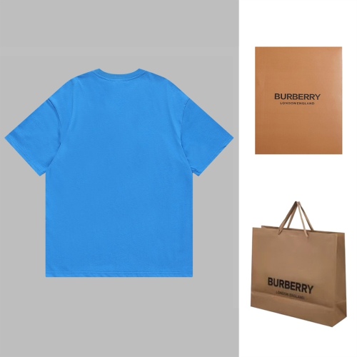 Burberry 23SS chest towel embroidery letter Burberry short -sleeved T -shirt