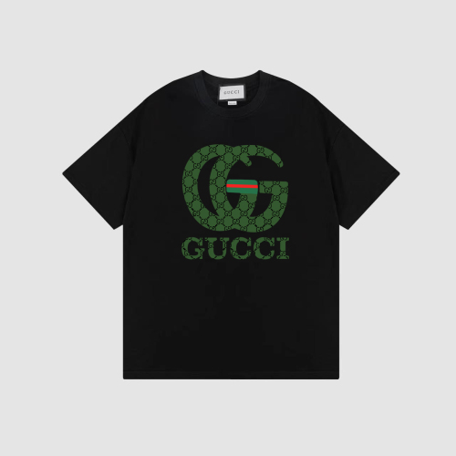 Gucci 23 spring and summer short -sleeved T -shirt round neck loose and versatile