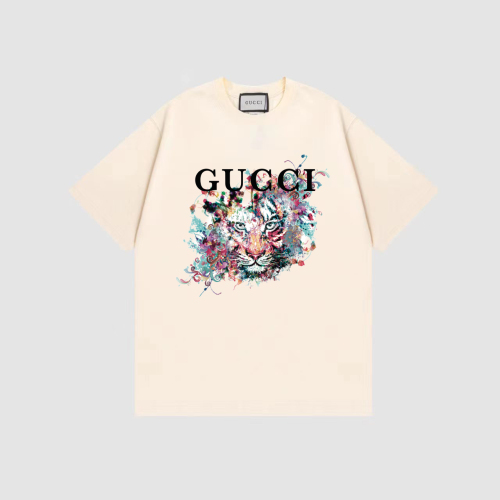 GUCCI Net Red Explosion Alphabet Printing Trend Round Needle Short -sleeved T -shirt