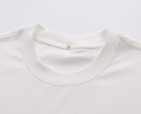 Dior gradient color retro and old round neck short sleeves