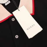 Gucci classic webbing short -sleeved POLO shirt