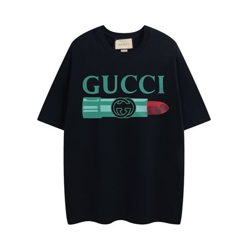 Gucci 2023 Lipstick T -shirt -type couple model