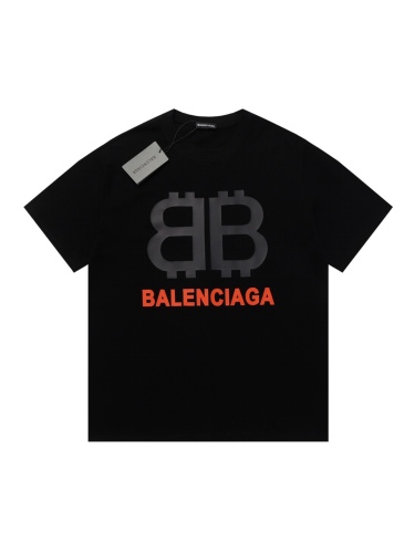 Balenciaga 23SS Double B printing T -shirt short sleeves