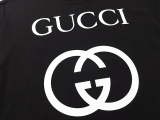 GUCCI classic decorative mutual dual G oversized printing short sleeves