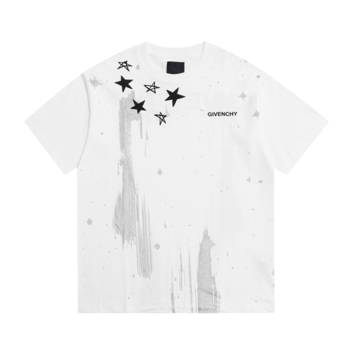 Givenchy 2023ss spring and summer givenchy before and after the letter logo print pattern short -sleeved T -shirt couple model