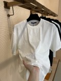 Louis vuiton 2023 custom towel texture good round neck short -sleeved T -shirt couple model