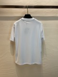 PRADA 2023 Cotton chest, fashion domineering triangle, short sleeve t -shirt couple model