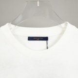 Louis Vuitton 2023 Cartoon Knitting Round Neck Short -sleeved T -shirt