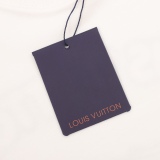 Louis Vuitton Tornado Wind Printing Round Neck T -shirt