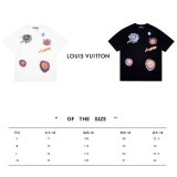 Louis Vuitton 2023SS Spring / Summer Co -branded Kusaki Kusama Cooperation Series Facial Pole Poor round neck T -shirt