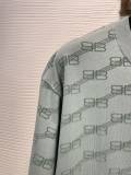 Balenciaga 2023 Full of Velvet Double B mutual deduction logo heavy craftsmanship pure cotton round neck short -sleeved T -shirt loose version