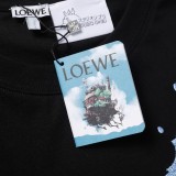 LOEWE 23SS spring and summer Hal's mobile castle Casifa pocket flame embroidered logo short sleeves