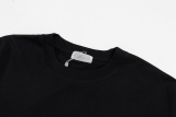 Dior 2023 label towel embroidery letter small label T -shirt