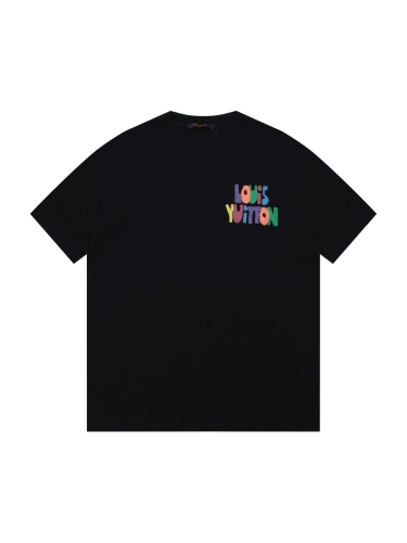 Louis Vuitton 20SS spring and summer graffiti printed short -sleeved T -shirt