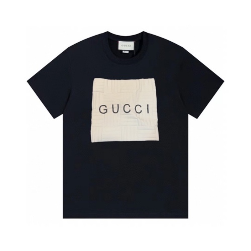 Gucci limited classic logo large block loose short sleeves