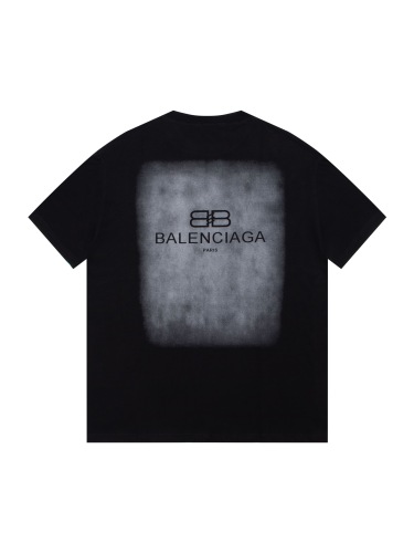 Balenciaga 23SS printing pattern short -sleeved T -shirt number: B004