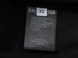Balenciaga inverted embroidery letter water washing for old short sleeves