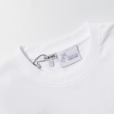 Loewe 2023SS spring and summer new product puppy Yinyin embroidered round neck short sleeves