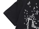 Louis Vuitton 2023SS full embroidery short -sleeved T -shirt