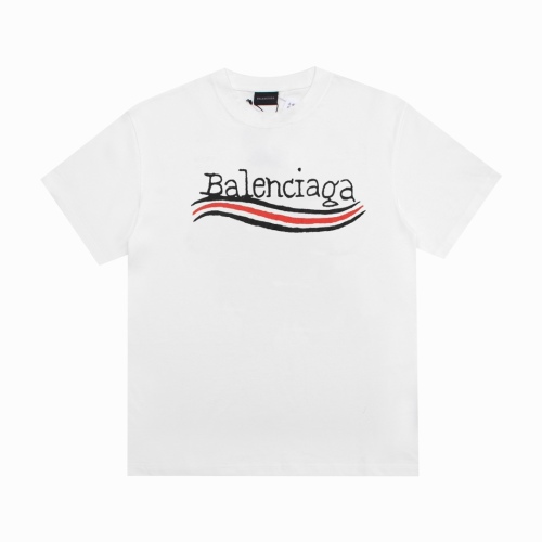 Balenciaga 23 wave printed short sleeves