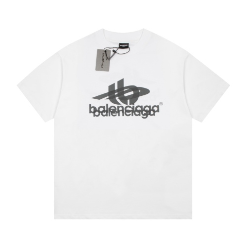 Balenciaga 2023SS overlapping LOGO letter T -shirt