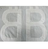 Balenciaga double B cement hand -drawn short sleeves