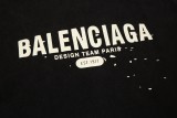 Balenciaga 1917 splashing ink to make old short sleeves