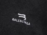 Balenciaga half B embroidery water washing for old short sleeves