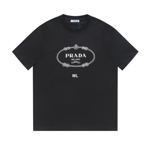 Prada 23SS letter sign print T -shirt short sleeves