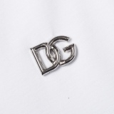 DOLCE & Gabbana D & G 23SS explosion DG DG graffiti white ink print logo+metal embellishment