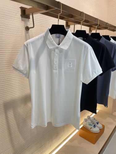 Burberry 2023 Pearl Cotton Breast Alphabet Label Embroidery Casual Polo shirt
