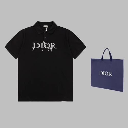 Dior 23SS 苏 d 2 logo fancy embroidery POLO