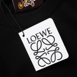 Loewe love toothbrush show couple short -sleeved T -shirt