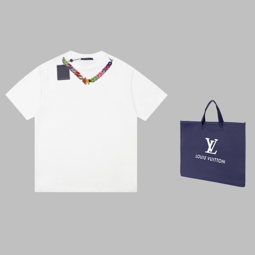 Louis Vuitton limited show color logo chain short -sleeved T -shirt