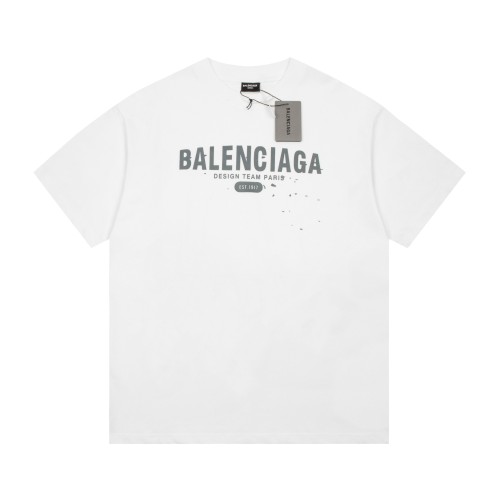 Balenciaga 1917 ink splash short sleeves