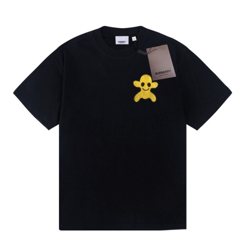 Burberry Little Monster Patch Embroidery Short -sleeved T -shirt
