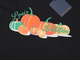 Louis vuitton 2023 Early spring colorful pumpkin printed short sleeves