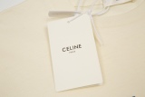 Celine Classic LOGO Bubble Letter Short Sleeve T -shirt Loose Leisure Couple Model