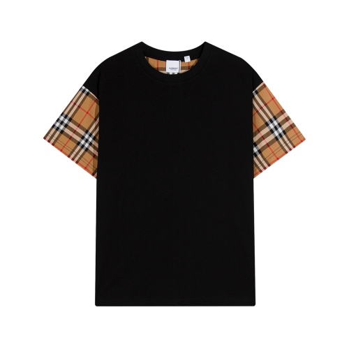 Burberry classic plaid cloth LO round neck short sleeves