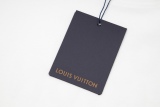 Louis vuitton 23SS short -sleeved three -dimensional direct injection process, combed cotton loose casual couple
