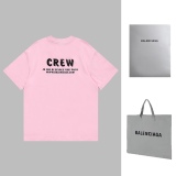 Balenciaga Crew employees are limited to men and women couples pure cotton short sleeves