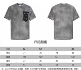 Burberry TB Washing Dyeing Candes in Loose Short Sleeve 250 G Ryo 380 Grace Tattoo Couple Model