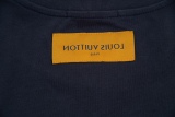 Louis Vuitton 23SS color graffiti pattern logo printing golden short -sleeved T -shirt