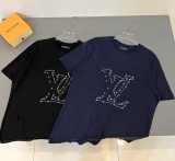 Louis Vuitton embroidered short -sleeved T -shirt