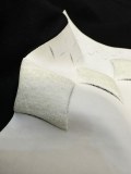 Louis Vuitton white wall three -dimensional foam printing casual short -sleeved T -shirt