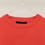 Louis Vuitton 23SS LOGO Printing Needle Round Neck Short -sleeved T -shirt
