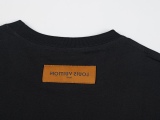Louis vuitton 2023 spring and summer logo letter logo printed half -sleeved T -shirt couple model