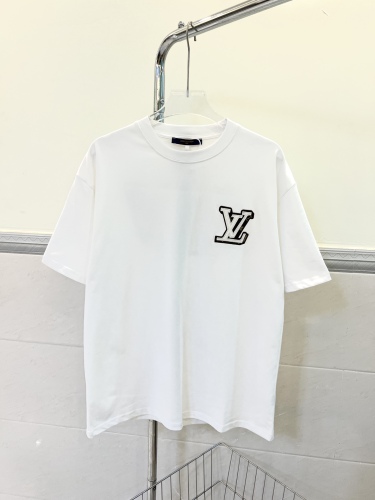 Louis vuitton leather short -sleeved T -shirt